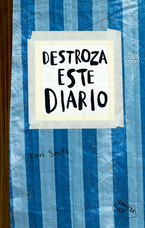 Destroza este diario. azul