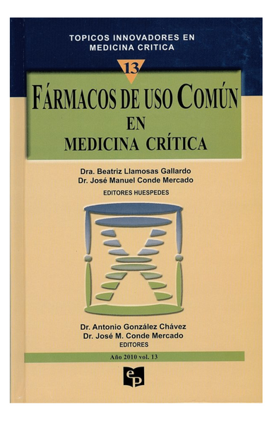 Timc 13: fármacos de uso común en medicina crítica