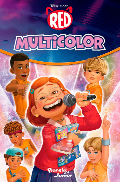 Red multicolor