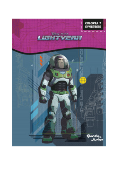 Colorea y diviértete. lightyear