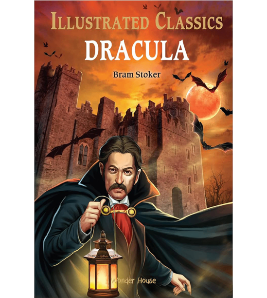 Dracula : llustrated abridged children classic english novel with review questions (hardback)
