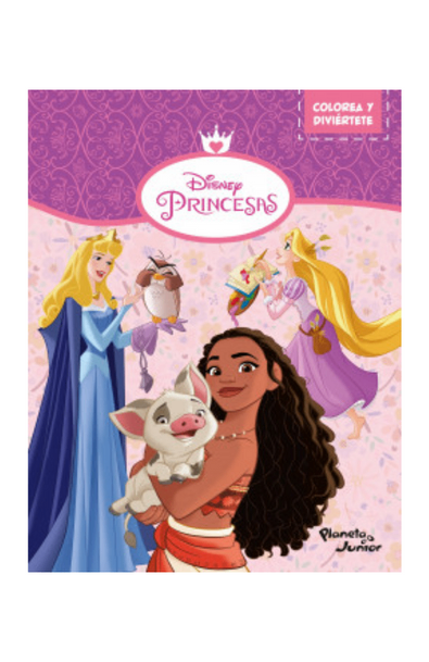 Colorea y diviértete. princesas