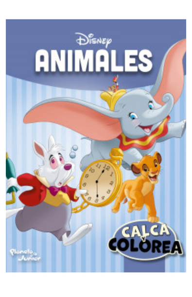 Calca y colorea. animales de disney