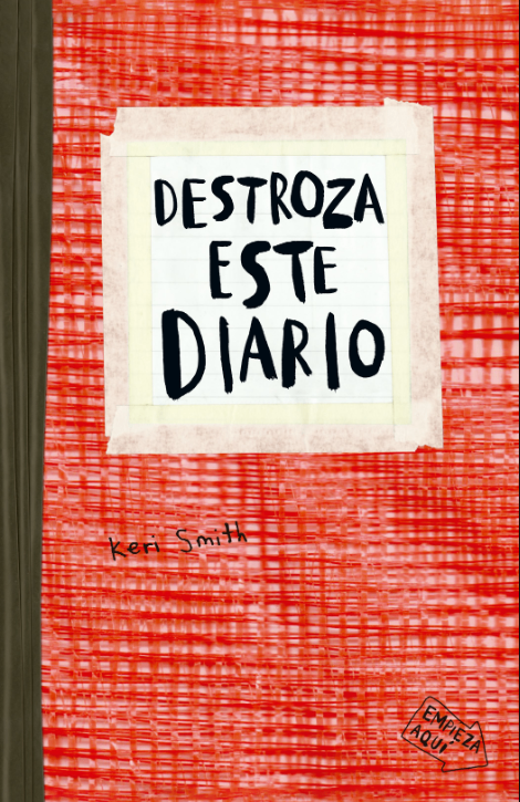 Destroza este diario. rojo