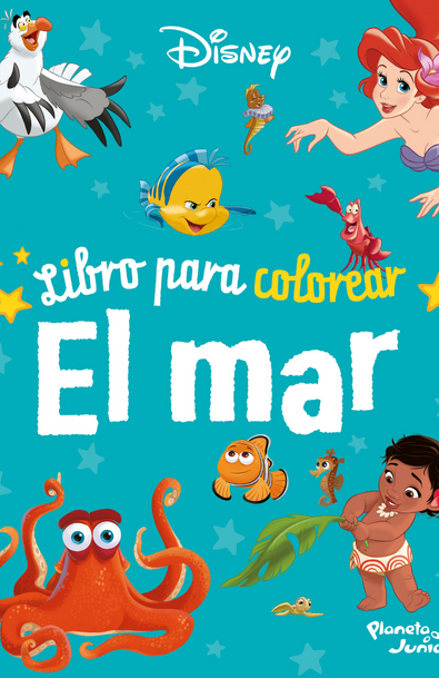 Libro para colorear. el mar